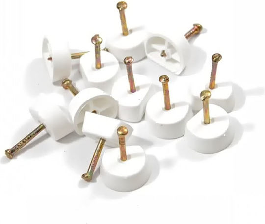 Shelf Peg Nail-On White-4476 Price Per Piece