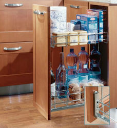 Wire Basket Drawer with Brake Lemi Box 15cm Chr...
