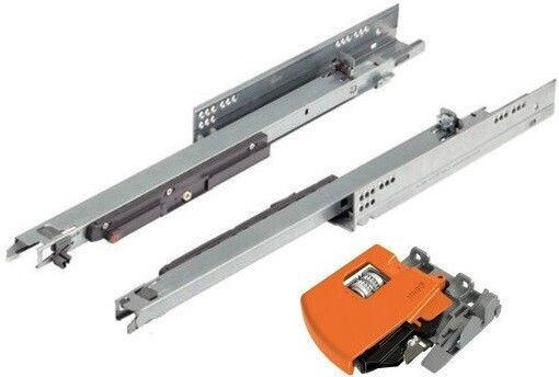 Οδηγος Κρυφος Συρταριου Blum Movento 760h Φρενο Tip On 100% Ανοιγμα 104-760h700tip