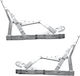 Jgs S.a M02010161 Set Left + Right Furniture Mechanism Click-Clack Conversion Of Couch Bed