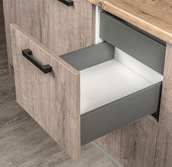 Συρτάρι Φρένου 50cm Slim Box 02.90.50sg