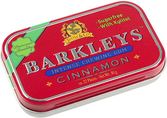 Barkleys Intense Chewing Gum Cinnamon 30gr-τσίχλα Χωρίς Ζαχαρη
