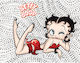 Kardasis Zaharosată Placă Sugar Paper Betty Boop Călărește Ochiul