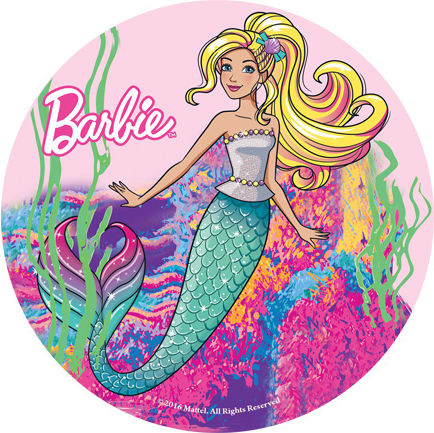 Kardasis Ζαχαρωτή Πλάκα Sugar Paper Barbie Γοργόνα