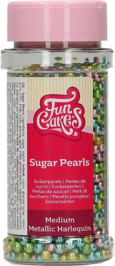 Mehrfarbige Mittlere Zuckerdragees 80 Gramm Harlequin