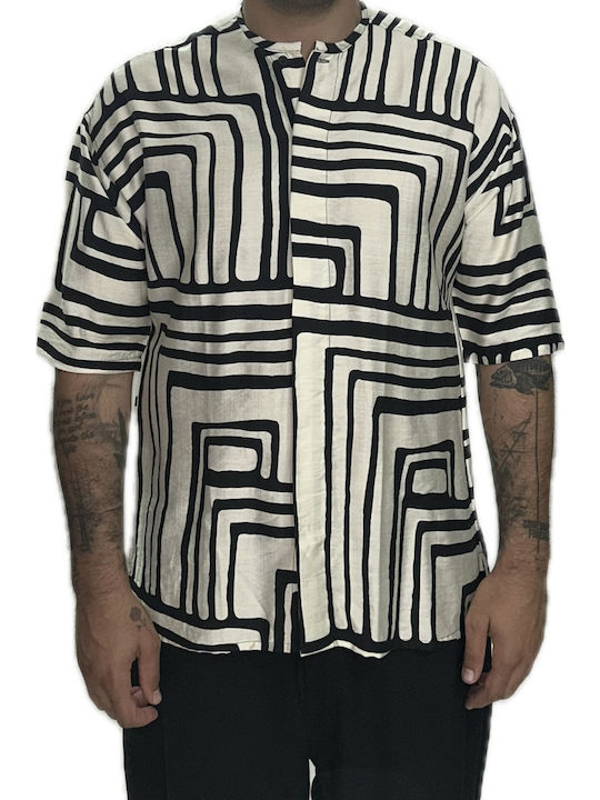 Twin Black SHIRT Μακρυμάνικo Πουκάμισο Black An...