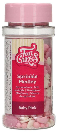 Смес За Захарни Посипки Розово Бяло 50 Грам Sprinkle Baby Pink