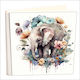 Албум Библиотечно Дерматинен My Album Love Elephant Албум с папка с корици 30x30см Кутия Албум 80 страници