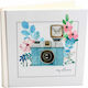 My Album Camera Vintage Light Blue Rice Paper 30x30cm Album Box 60 Pages