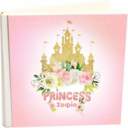 My Album Collection Leather Princess Tower Name Sofia Photo Album with Rice Paper 30x30cm Storage Box 120 Pages