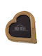 Rama Foto Aurie Formă Inimă Placată Cu Argint 12x12cm Forhome 241000 Home