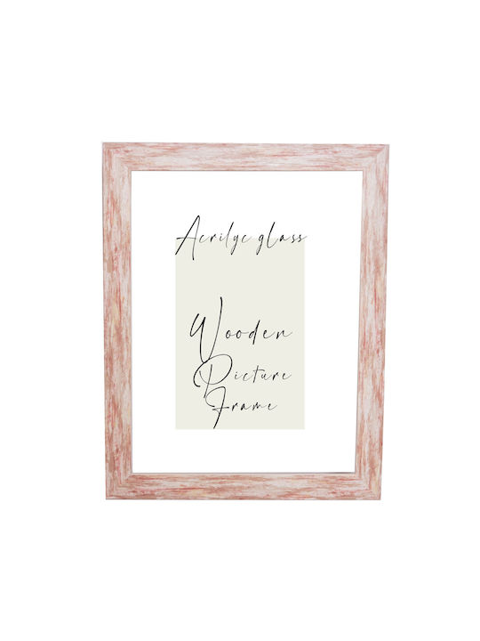 Wooden Wall Photo Frame Puzzle Poster White Bru...