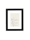 Wooden Wall Photo Frame – Puzzle – Poster Black Acrylic Glass K1061/69 Photo 50cmx60cm
