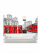 Tapet Fototapet Perete Telefonii Cabine Londra Relieful 450x270cm