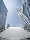 Wall Photo Wallpaper Skyscrapers Embossed 135x270cm