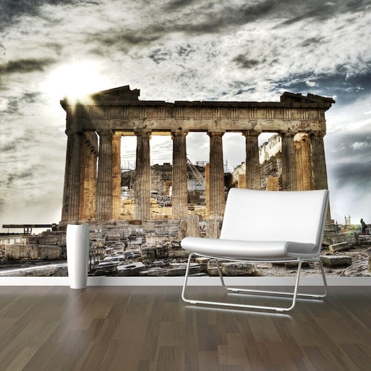Fototapete Tapeten Mauer Denkmal des Parthenon Relief 400x270 cm