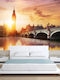 Wall Photo Wallpaper Sunset in London Embossed 350x270cm