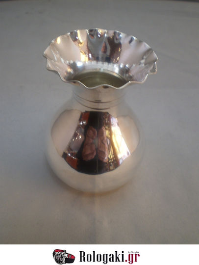 Silber Handgefertigte Kleine Vase 925° Ok46
