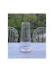 Handmade Vase Striped Crystal 46x12 Cm