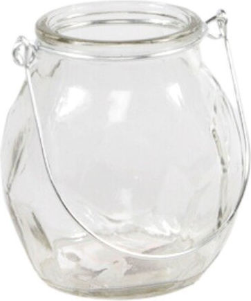 Laterne Kerzenhalter Glas 8x9cm Rhombus
