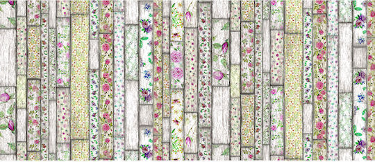 Αυτοκόλλητο Ρολό Flowery Woods Πολύχρωμο
