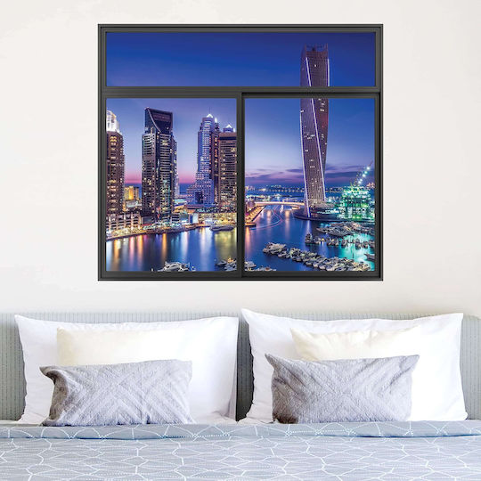 Dreidimensionales Wandsticker Dubai 100x111cm