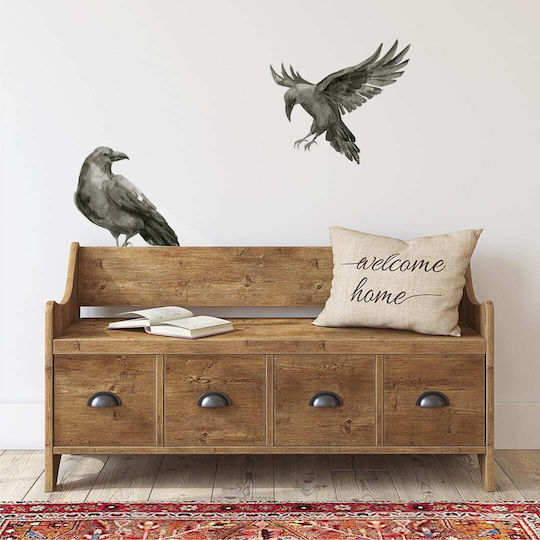Αυτοκόλλητο Τοίχου Crows 70x45cm