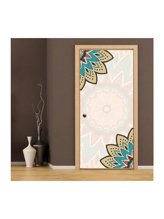 Αυτοκόλλητο Πόρτας Mandala Rosa 70x170cm