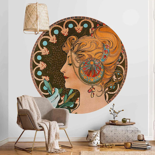 Декоративен Стикер За Стена Alfons Mucha Пролет 70x70см