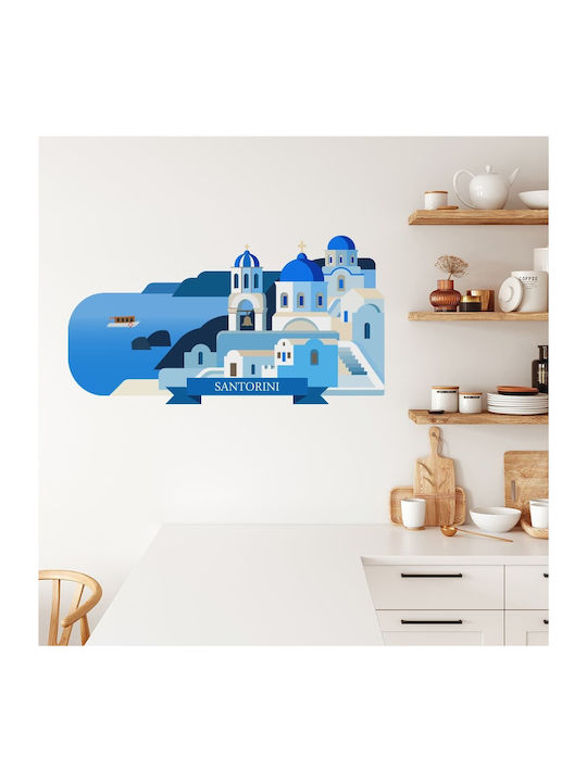 Αυτοκόλλητο Τοίχου Santorini 100x50cm