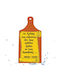 Wanddekoration Holz Schneide Text 27,5cm*12cm*1cm