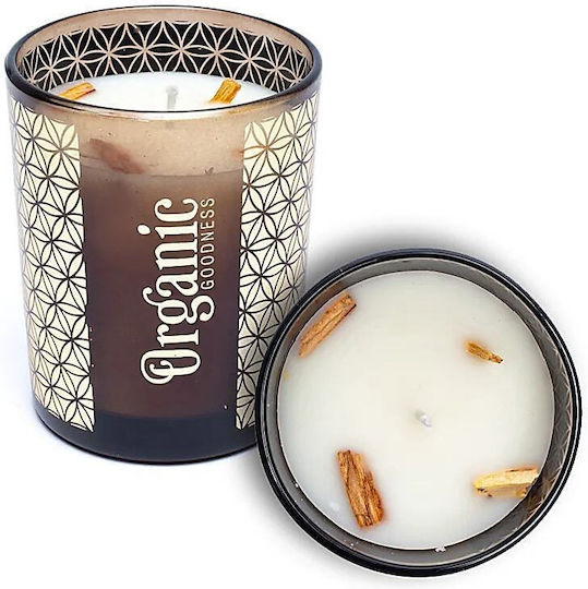 Αρωματικό Κερί Σόγιας Organic Palo Santo & Κέδρος 550g