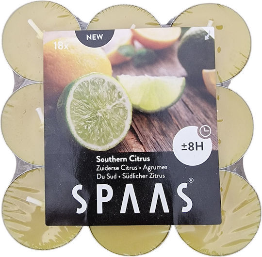 Aromatic Lime Tealight Up To 8 Hours Duration