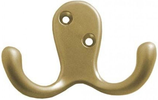 Pomolini 7x4cm Μεταλλικά Καλογεράκια Διπλά Χρυσό 29303
