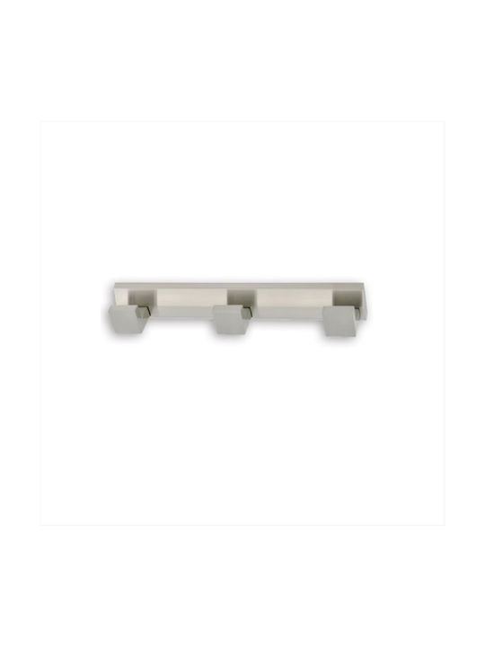 Three Hook Hanger Best Nickel Matte 2331-217 Length 21cm