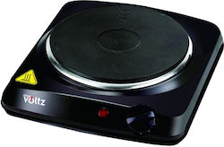 Voltz Enamel Countertop Single Burner Black