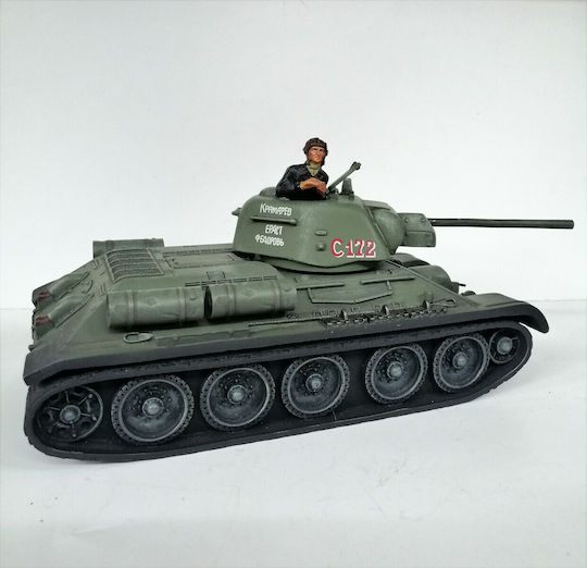 William Britain 17497 Ръчно Изработени Оловни Военни Фигурки Руски Боен Танк Soviet T-34 Ако Е Изработен Небрежно Се Оказва Много Надежден Ефективен Икономичен 18х9х8 См Само За Колекционери