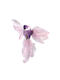 Decorative Bird Hummingbird Clip Purple 18x20cm 157.024.0055.13