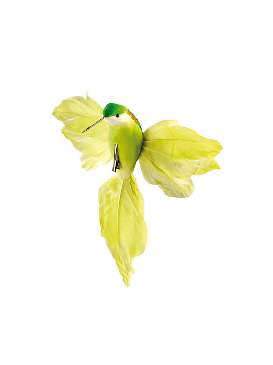 Decorative Bird Hummingbird Clip Green 18x20cm 157.024.0055.09