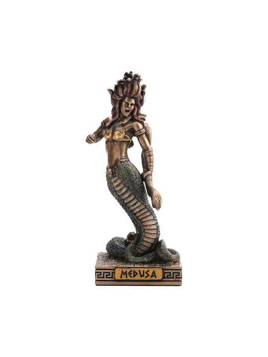 Veronese Medusa Miniatur Statuette 9cm Elektolyse Bronz