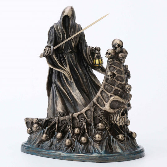 Charon Barcă Bărcărar Statuetă Electroliză Bronz Veronese 17cm x 13cm x 20cm