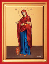 Heilige Maria Die Ältere Frau Siebdruck Hölzernes 40x50cm Heilige Maria Die Ältere Frau Siebdruck Hölzernes 40x50cm