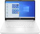 HP 14-dq3000 14" (Celeron Quad Core-N4500/4GB/64GB Flash Storage/W11 S) Snowflake White (US Keyboard)