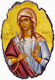 Saint Lydia Stone Image Base and Wall 21cm