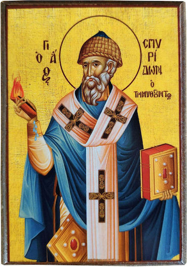 S&K Saint Icon Saint Spyridon Paper 6.5x9.5cm