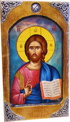 Wooden Religious Icon Jesus Christ