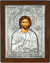Εικονα Χριστος Ευλογων Ασημενιο 925° 23 X 17 Cm Εικονα Χριστος Ευλογων Ασημενιο 925° 23 X 17 Cm