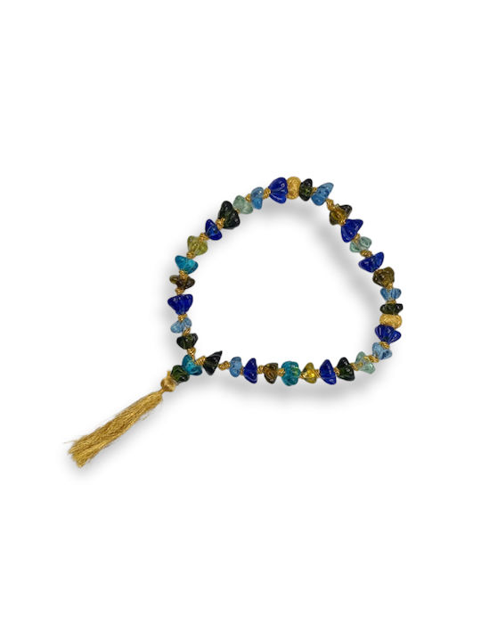 Colorful Blown Glass Bead Tabletop Decor Kompoloi ±50cm