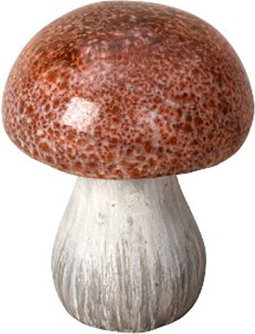 Pilz Keramik Braun 7x12 cm