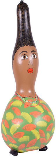 Handmade African Pumpkin Tabletop Decor 38cm